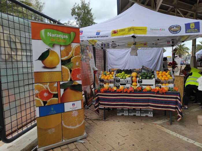 Las naranjas de Telde y otros productos de kilómetro cero (Foto Antonio Alí)